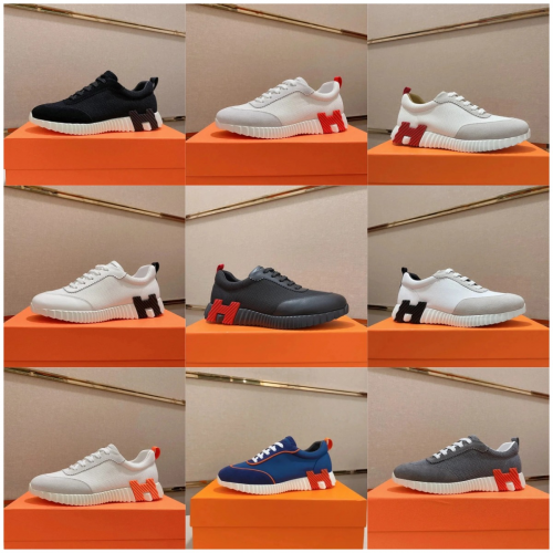 Hermes Bouncing Chunky Sneakers Multicolor