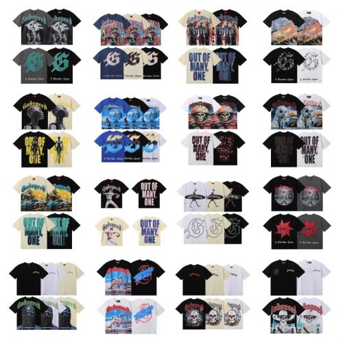 Godspeed Graphic Print Oversized Tee Multicolor