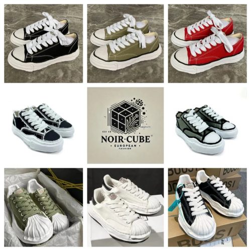 NOIR CUBE Shell Toe Sneakers Casual Shoes Multicolor