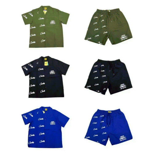 Corteiz Rules The World Graphic Streetwear Co-ord Set Multicolor