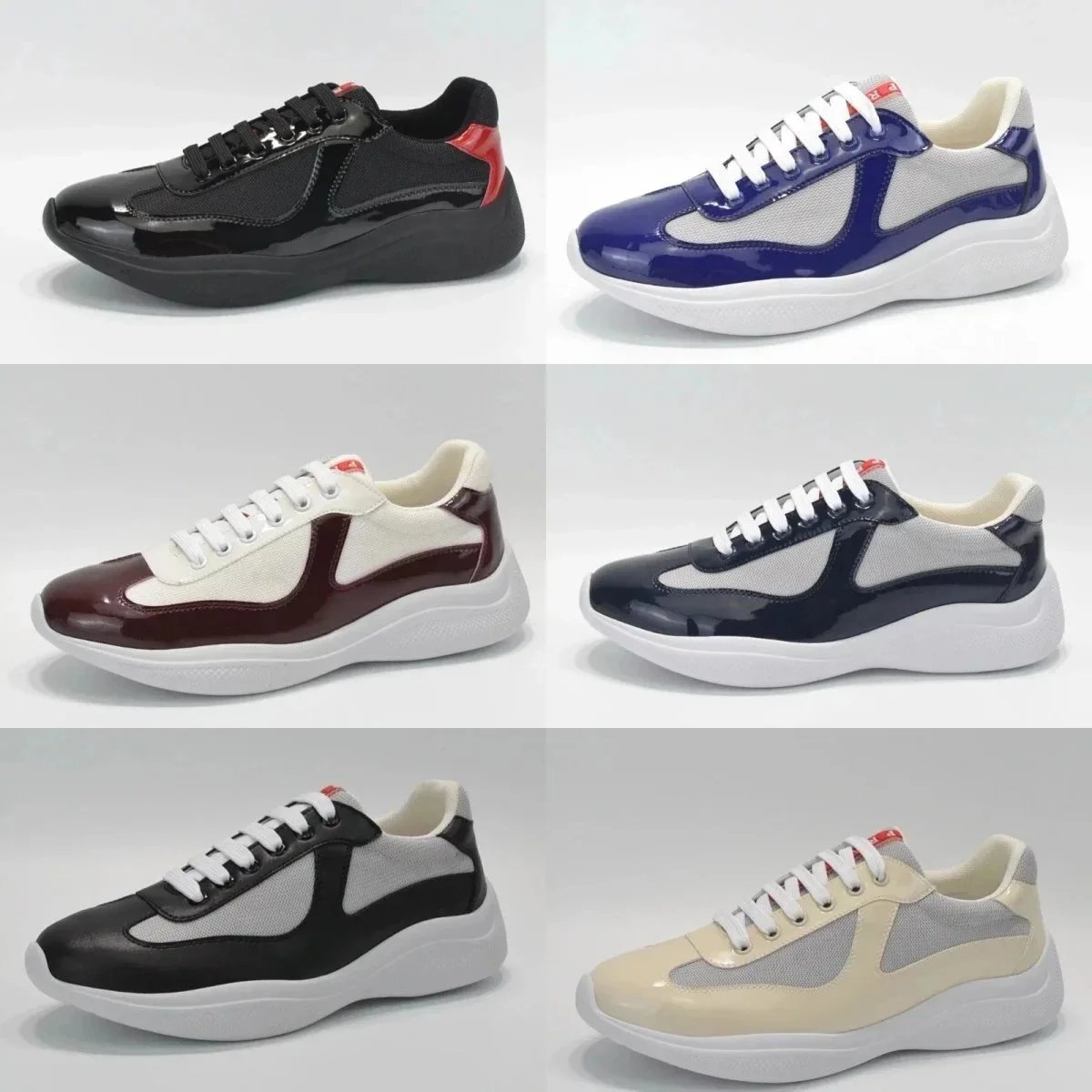 Prada America's Cup Sneakers Casual Shoes Multicolor